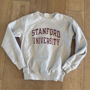 Vintage Champion Reverse Weave Youth Stanford Sweatshirt Grey YM